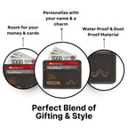 Customized Black Card Holder with Name