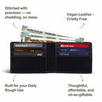 Personalized Wallet for Men with Name - Black