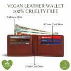 Personalized Brown Wallet with Name for Men