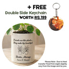 Personalized Ceramic Flower Mug for Friends
