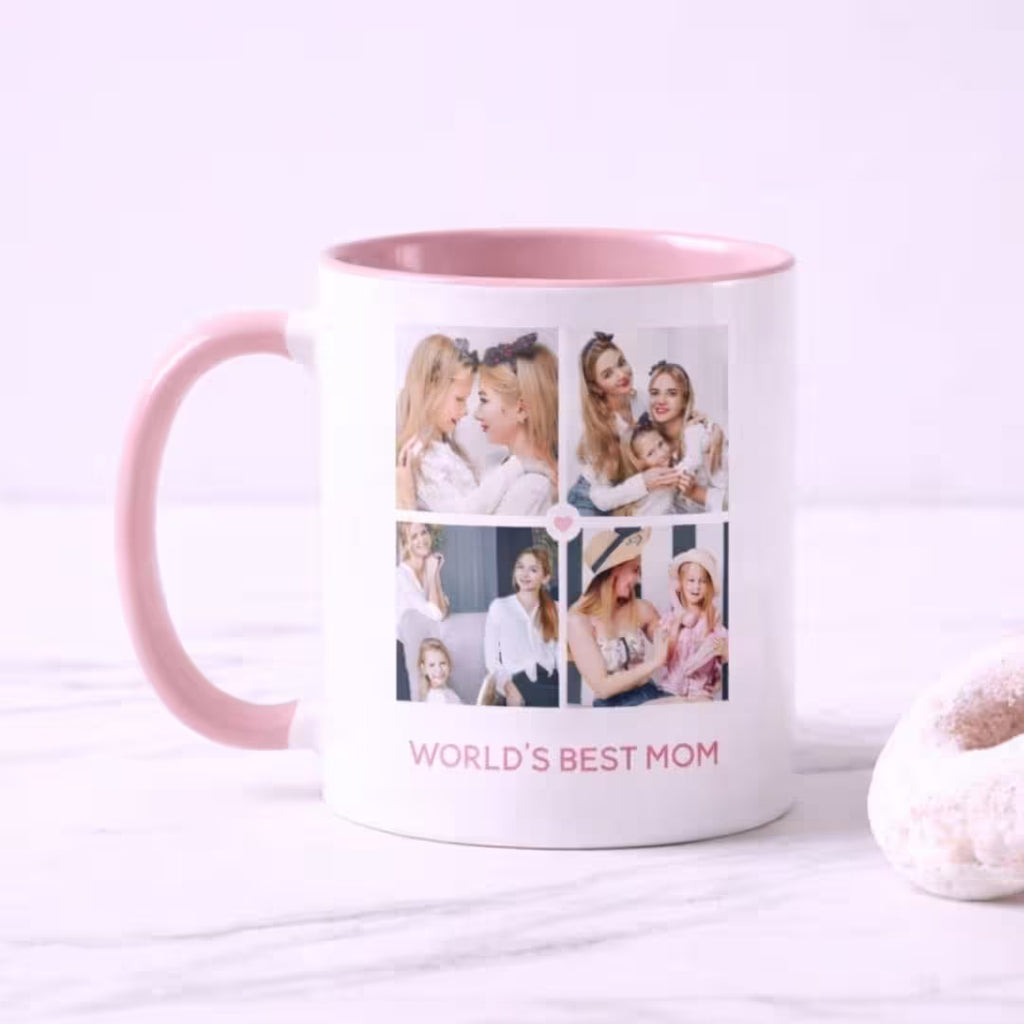 Personalized Photo Collage Mug for Mom