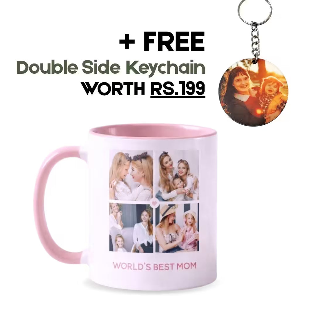 Personalized Photo Collage Mug for Mom