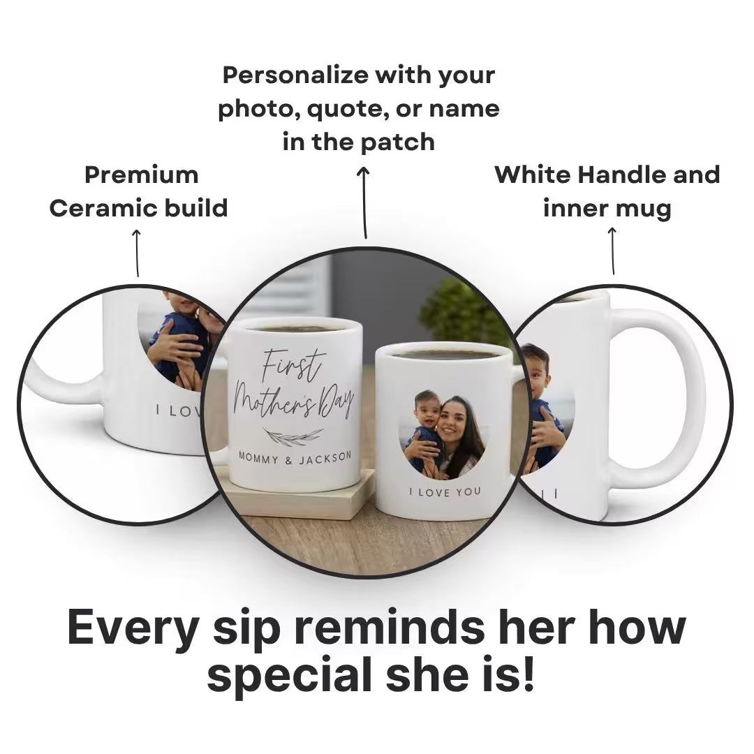 Personalized Mother's Day Photo Mug | Ceramic Cup