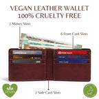 Personalized Dark Brown Wallet with Name for Men