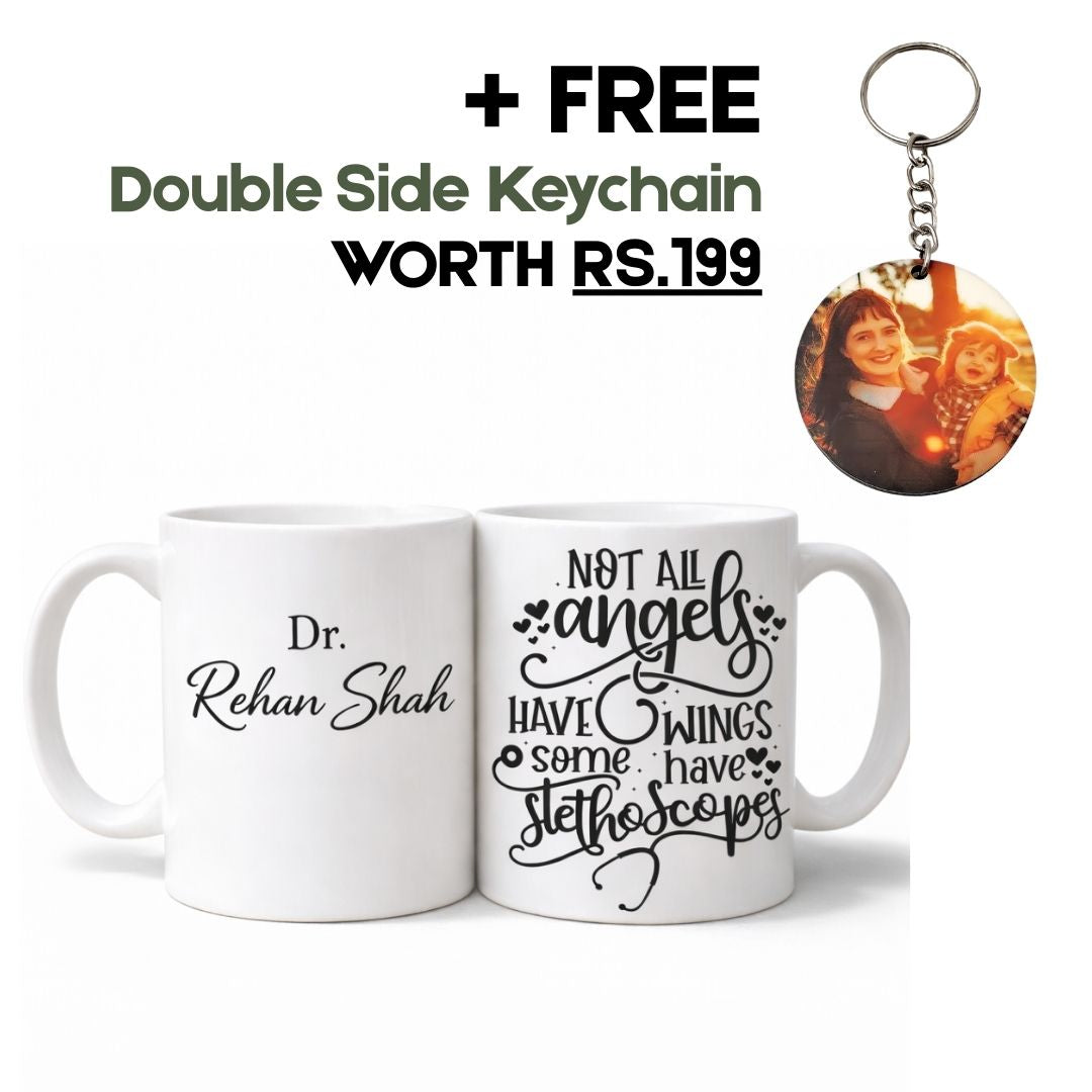 Double Personalized Mug for Doctors
