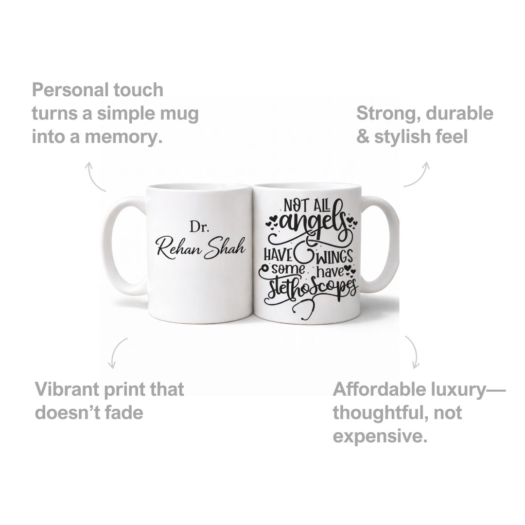 Double Personalized Mug for Doctors