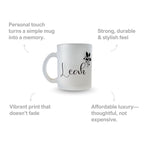 Frosted Glass Customized Name Mug