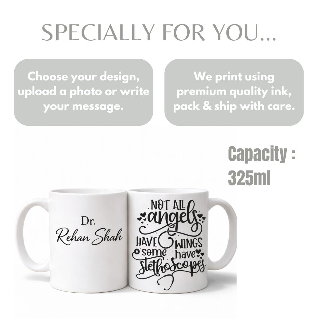 Double Personalized Mug for Doctors