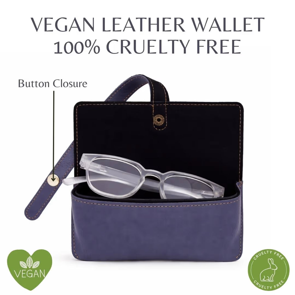 Personalized Grey Sunglass Cover with Name & Charm