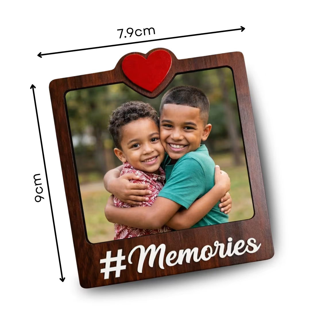 Personalized Memories Wooden Magnet for Brother