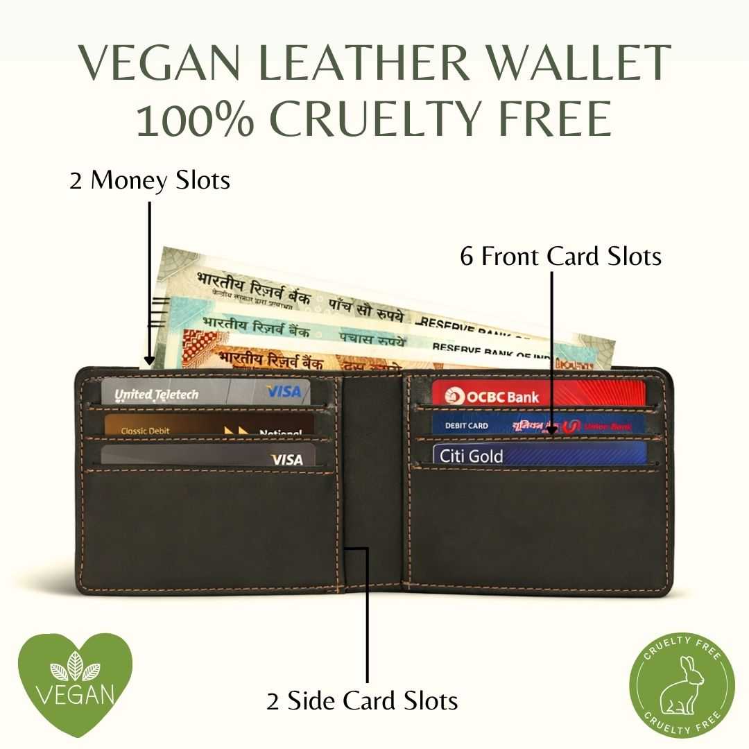 Personalized Wallet for Men with Name - Dark Olive Green