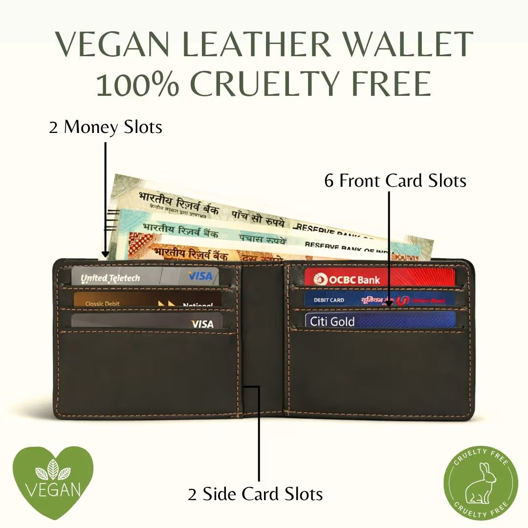 Personalized Wallet for Men with Name - Dark Olive Green