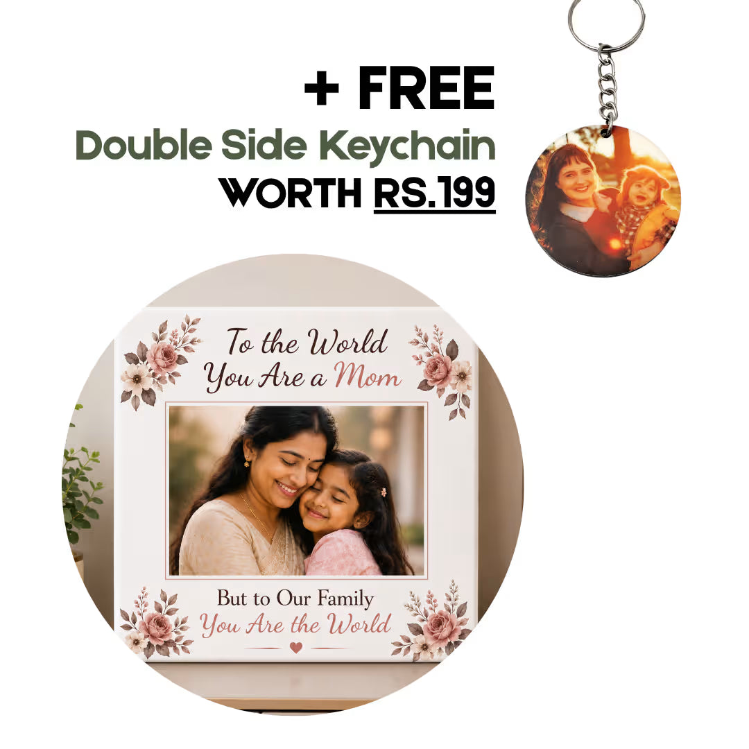 Personalized Photo Ceramic Tile for Mom
