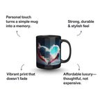 Black Patch Ceramic Photo Mug