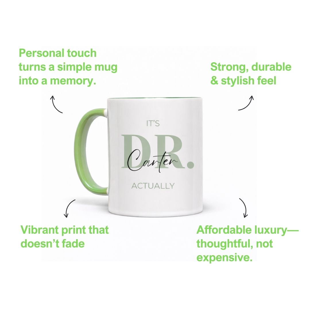 Customized Ceramic Quote Mug For Docter's