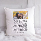 Personalized Photo _Endless Friendship_ Custom Satin Pillow