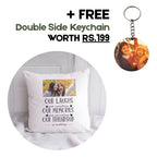 Personalized Photo _Endless Friendship_ Custom Satin Pillow