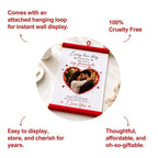 Personalized Red Hanging Scroll with Photo & Message