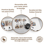 Personalized Photo & Name Mouse Pad for Dad