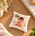Personalized Photo Pillow Keychain