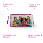 Customized Photo Pink Kids Pouch