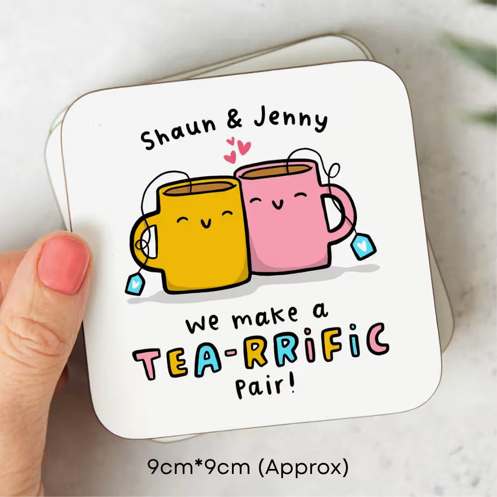 Personalized Quote MDF Square Tea Coaster for Friends
