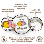 Personalized Quote MDF Square Tea Coaster for Friends