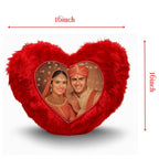 Red Heart Customized Furr Photo Pillow
