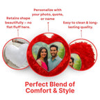 Red Heart Customized Furr Photo Pillow