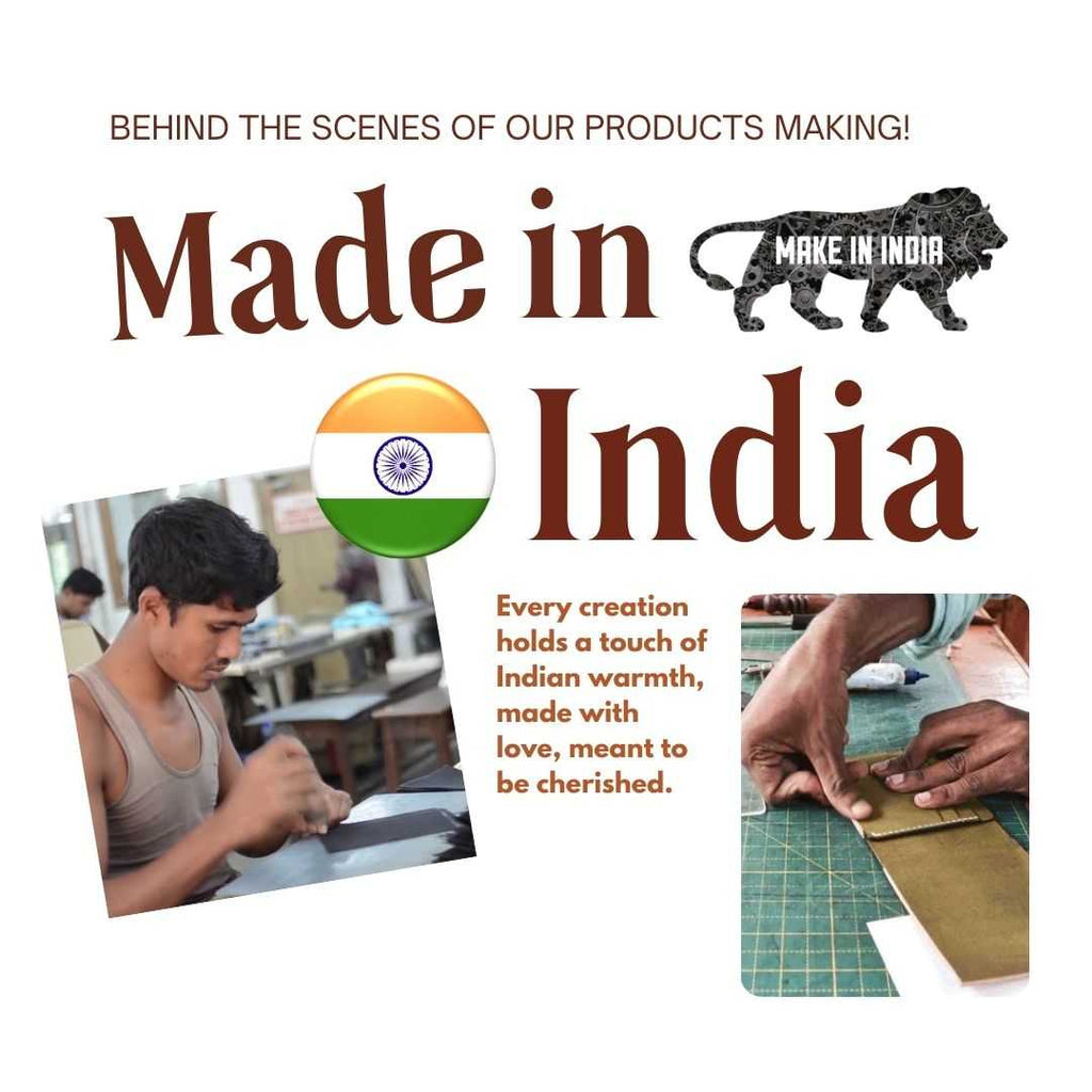 Personalized Button Passport Cover - Brown