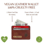 Customized Brown Card Holder with Name