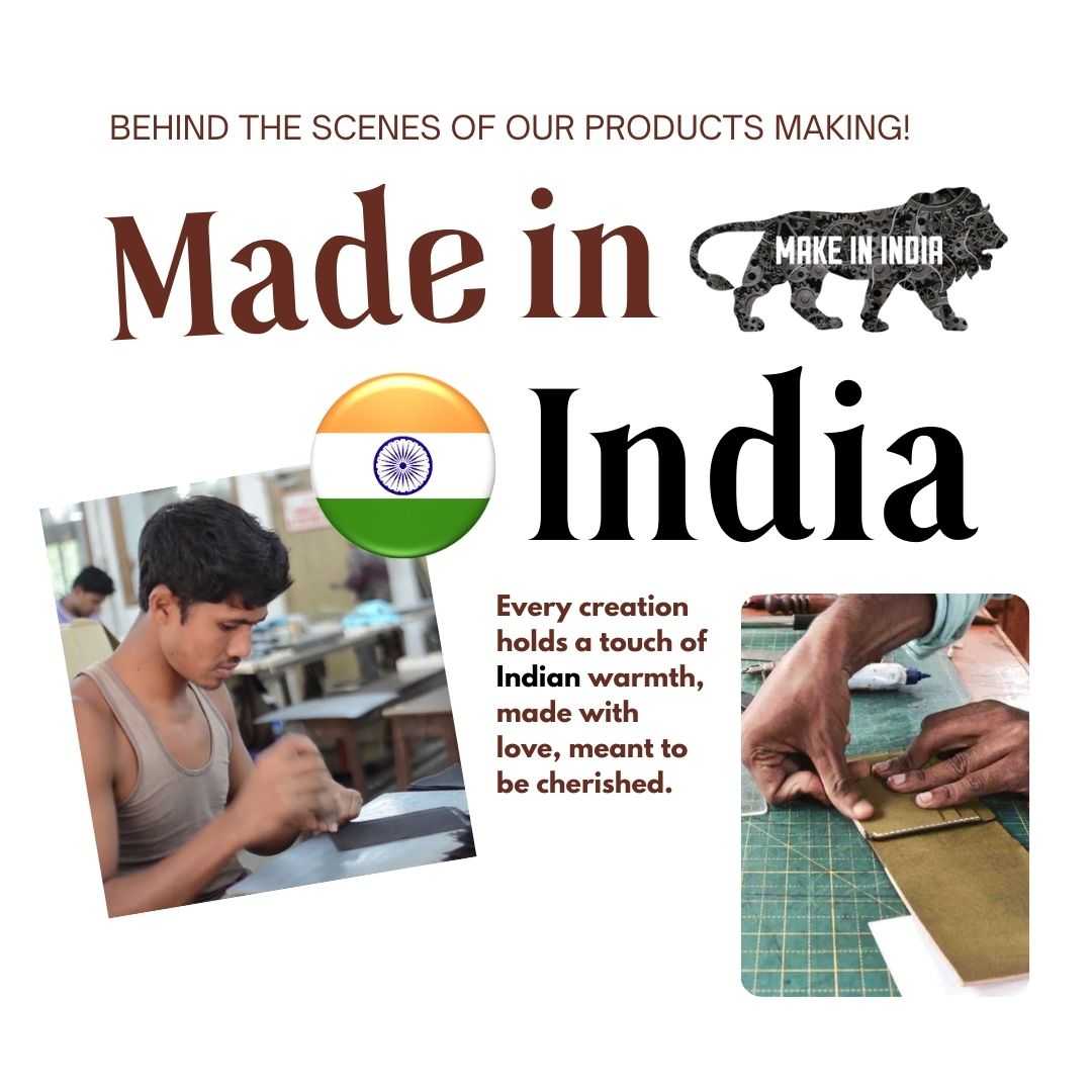 Customized Brown Card Holder with Name