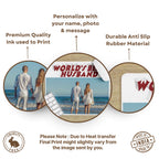 Personalized World's Best Husband Photo Mousepad