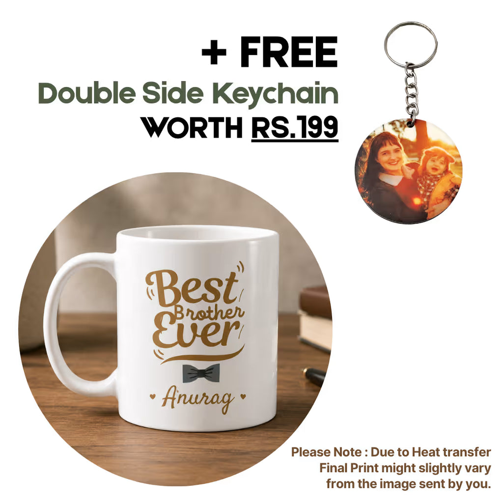 Personalized Best Brother Ever Ceramic Mug