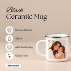 Customized Metal Enamel Photo Mug