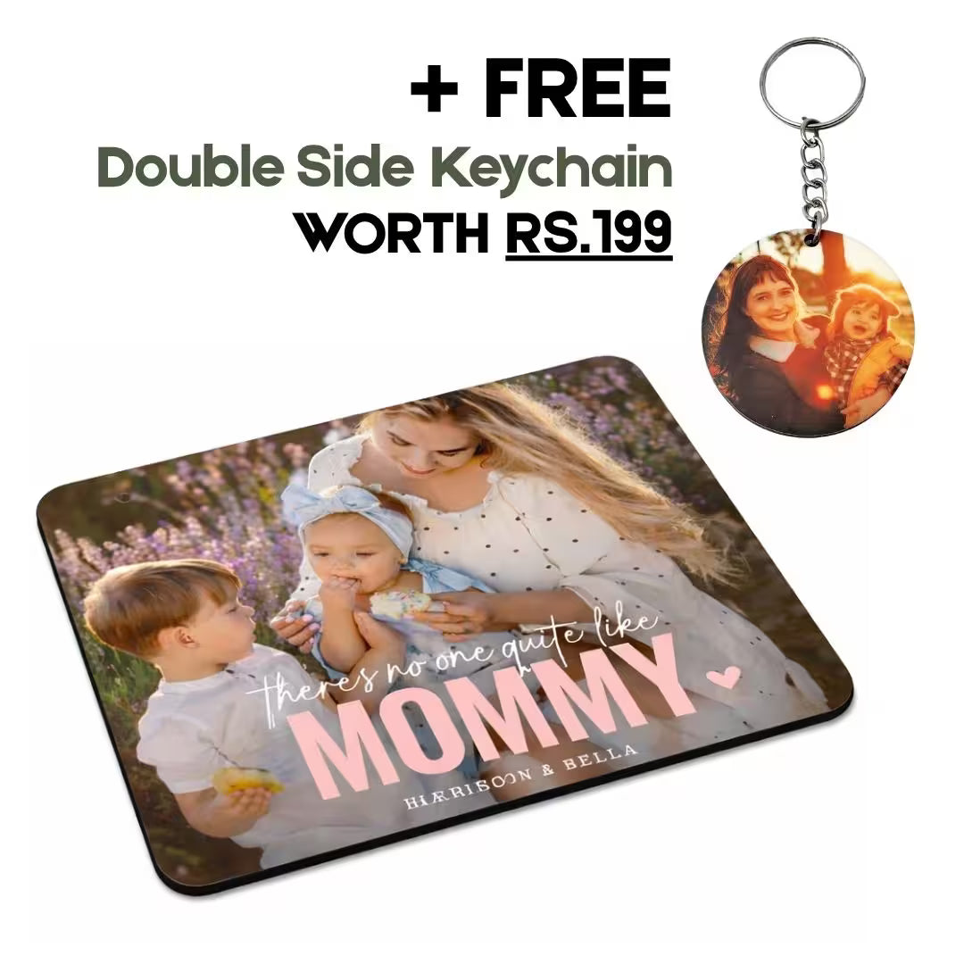 Photo Mouse Pad – Personalized Gift for Working Moms