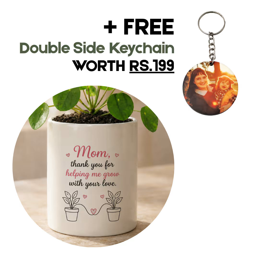 Quote Flower Pot Ceramic Mug for Mom