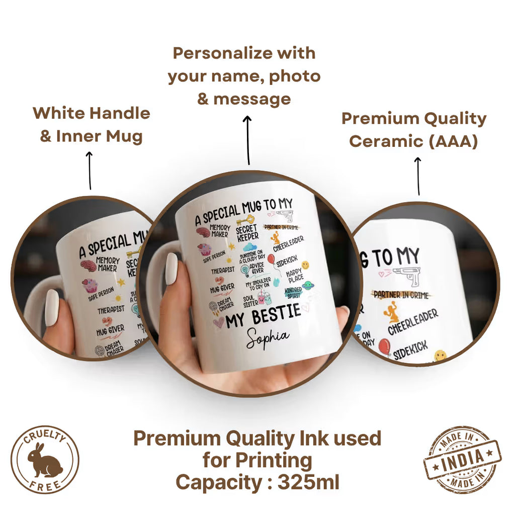 Quote Personalized Mug for Bestfriends