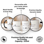 We Love You Mama Custom Quote Photo Cup