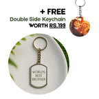Metal Photo Keychain for Brother - Rectangle