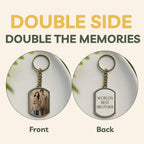 Metal Photo Keychain for Brother - Rectangle