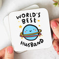 World's Best Husband MDF Tea Coaster