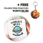 World's Best Husband MDF Tea Coaster