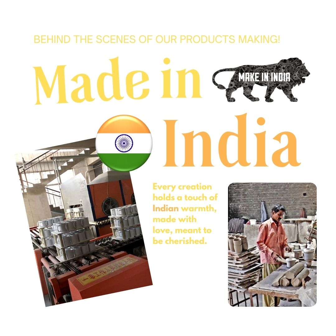 Yellow Heart Handle Ceramic Photo Mug