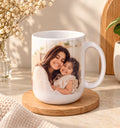 Customized Capsule Ceramic White Photo Mug